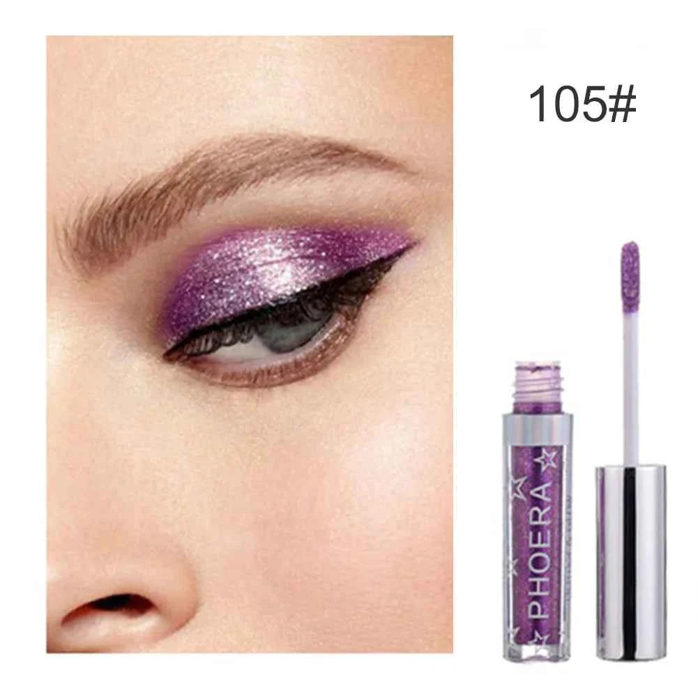 16 Colors Diamond Eyeshadow Liquid Glitter Eye Shadow Pearly Shimmer Eyeshadow Lasting Waterproof Eye Makeup Korean Cosmetics