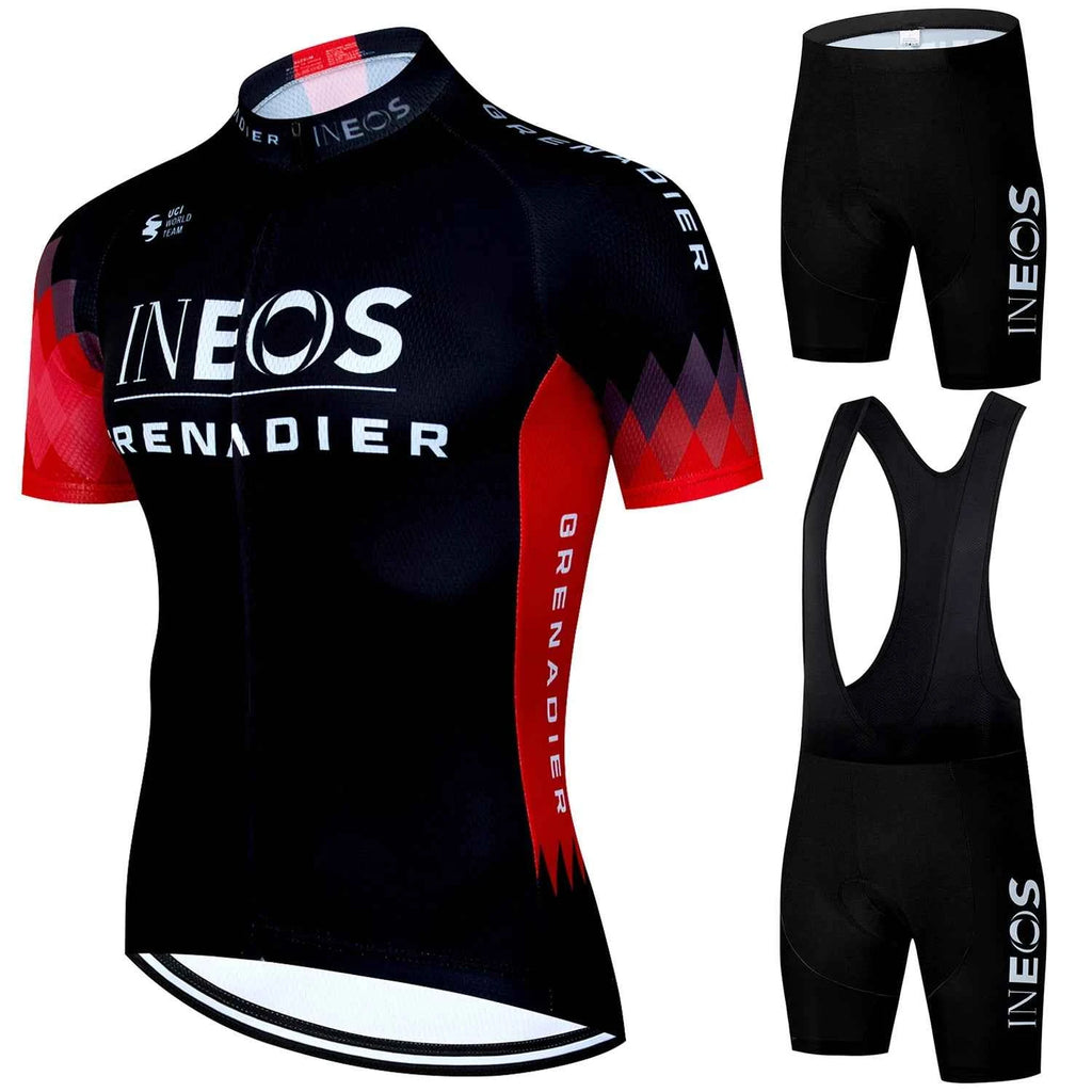 INEOS Cycling Outfit 2025 Jersey Men's Mtb Pants Man Maillot Cyclisme Sports Set Bike Clothing Shorts Bikes Equipment Jerseys