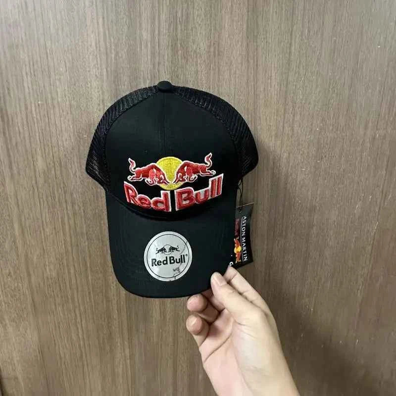 New 4 Colors Red Bull Baseball Hat Embroidered Red Bull Sun Hat High Quality Street Trendy Brand Sports Hat Rap Hip Hop Hat