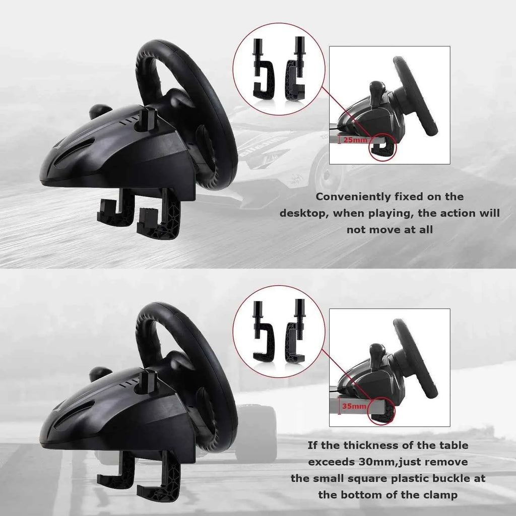 DOYO Gaming Racing Steering Wheel Volante for PC/PS3/Playstation 4/XBOX ONE/XBOX 360/Nintendo Switch/Android