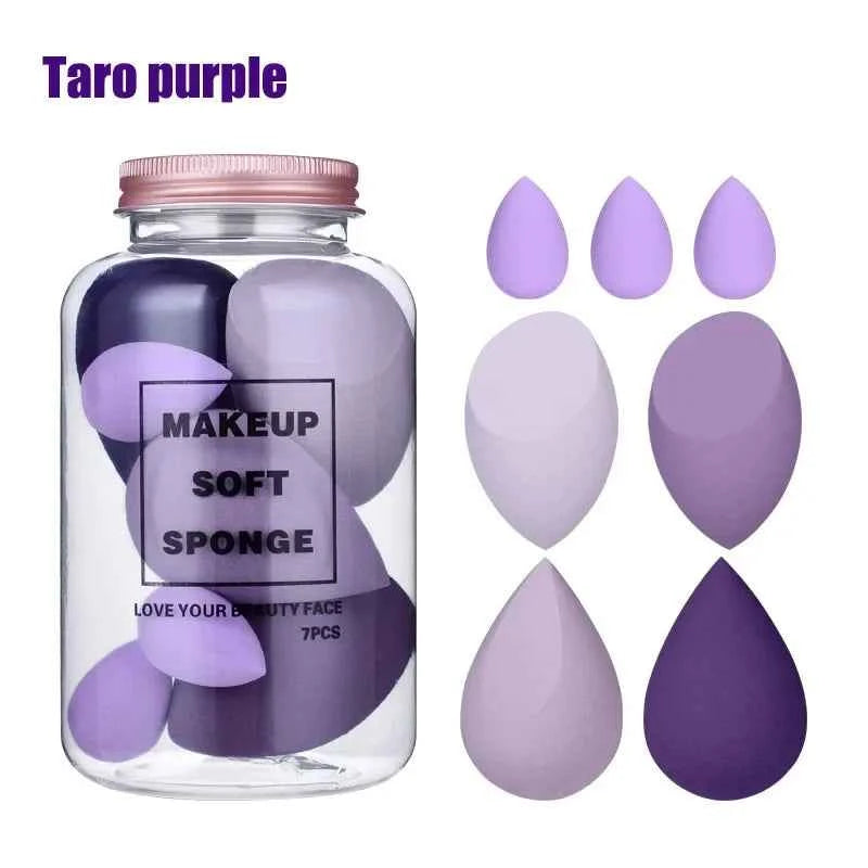 6/7/14pcs Makeup Sponge Set Blender Makeup Tools Beauty Cosmetics Puff Face Foundation Blending for Liquid Cream and Powder New