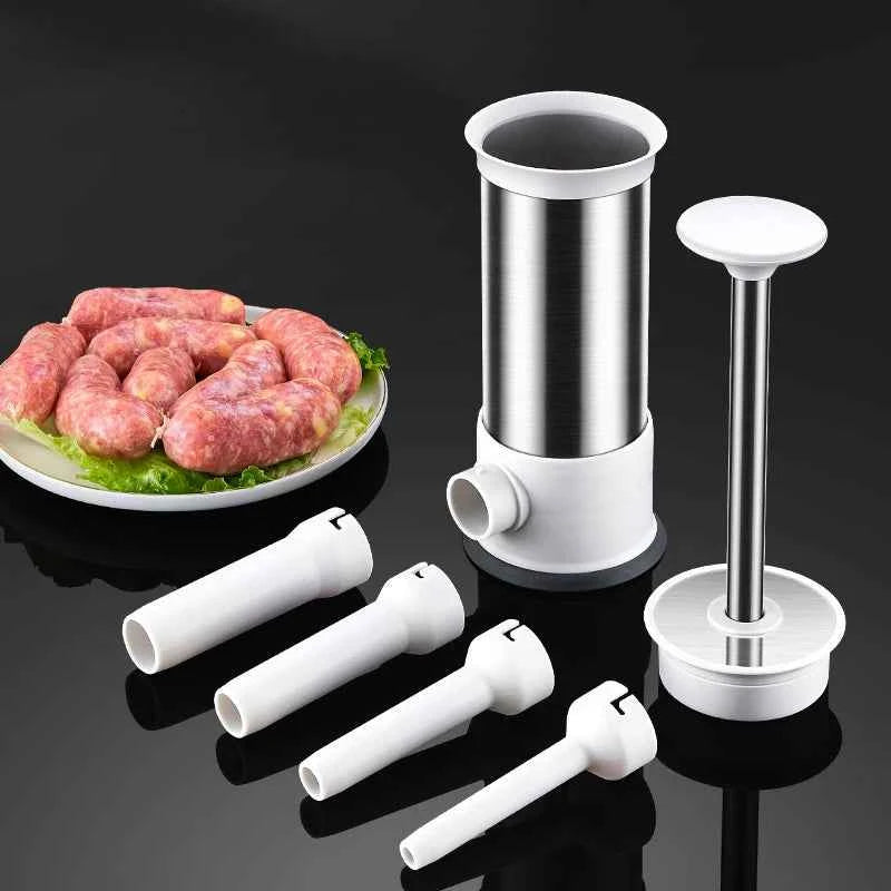 2 in 1 Sausage Maker Meatball Maker Sausage Stuffer Homemade Sausage Tools Dual Use Filler Kitchen Accessories Cooking Gadgets