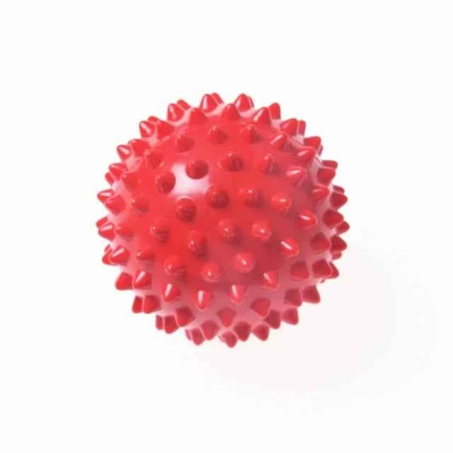 PVC 7.5cm Spiked Yoga Ball Sports Massage Ball Foot Massage Ball Spiny Grip Ball Gym Fascia Ball Relaxation Decompression Tool