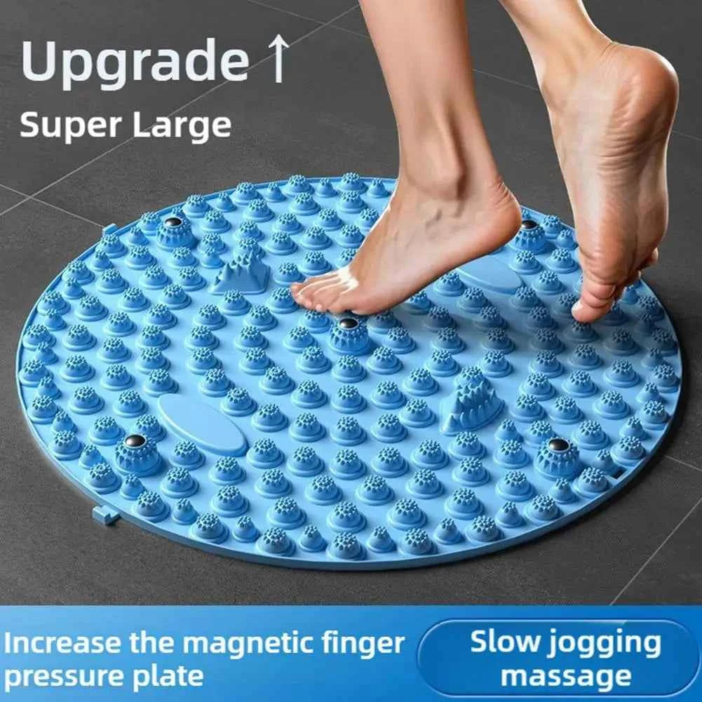 Foot Yoga Massage Acupressure Board Mat Muscle Relaxation Round Exercise Mat Fitness Foot Training Massage Acupressure Mat