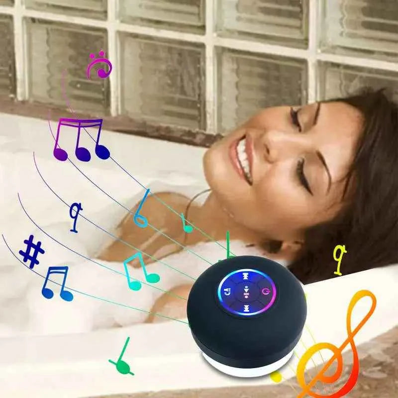 New Bathroom waterproof wireless BT speaker large suction cup mini portable speaker outdoor sports stereo speaker