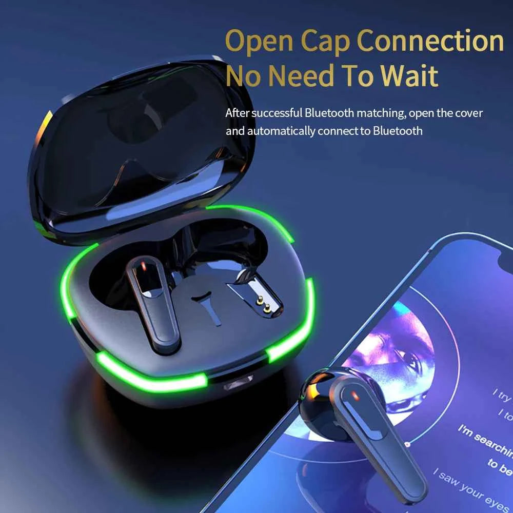 Pro60 Wireless Bluetooth-compatible Headset with Mic Earbuds Noise Cancelling Stereo Earphones Air Pro 60 Wireless Headphones