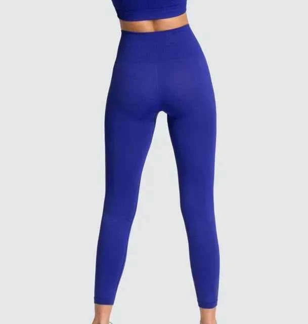 Ensemble de yoga seamless femme : top et leggings