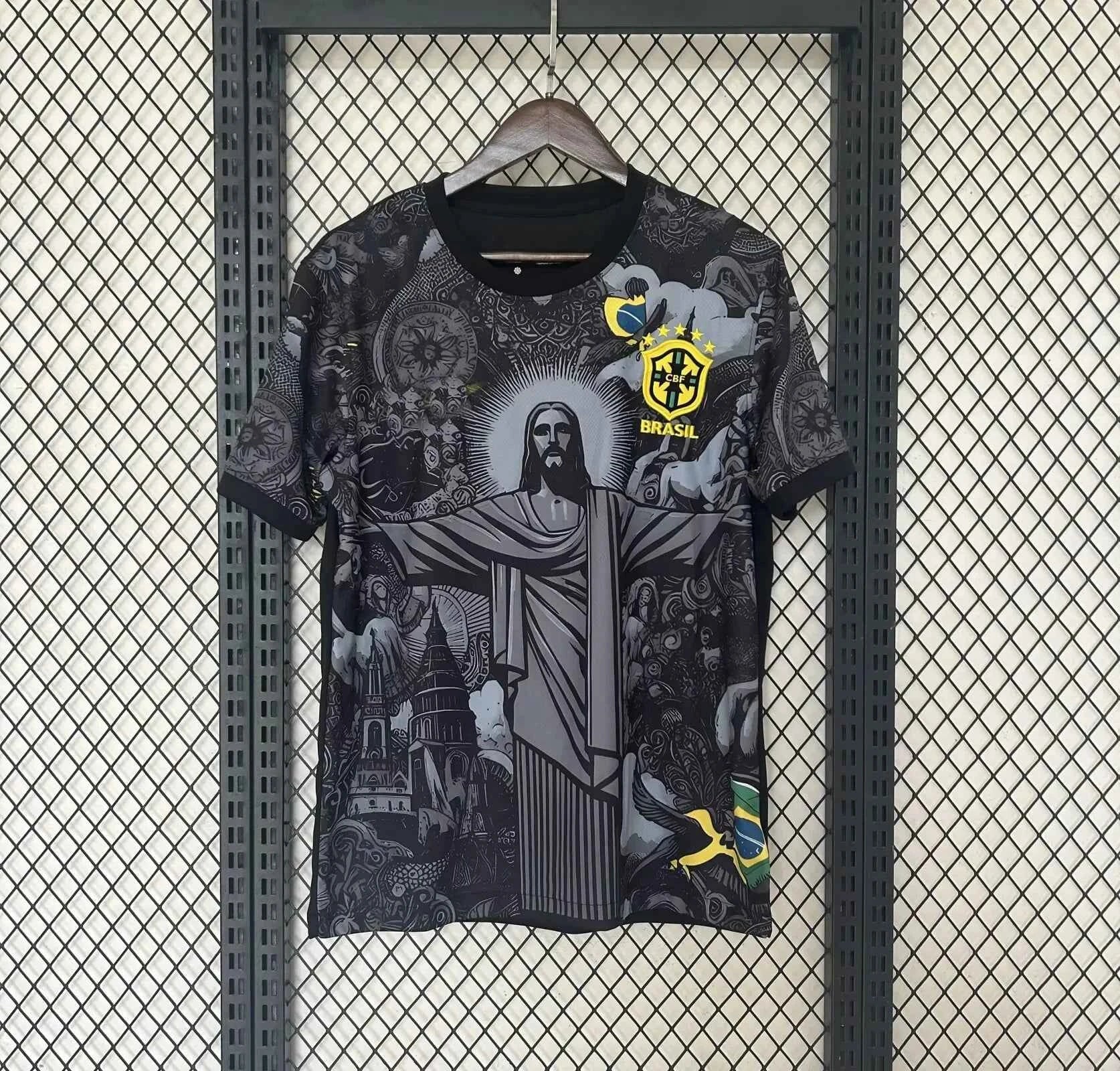 2425 Season Brazil Special Edition Football Jersey Thai Edition Short Sleeve Football Shirt Can Be Worn By Both Men and Women