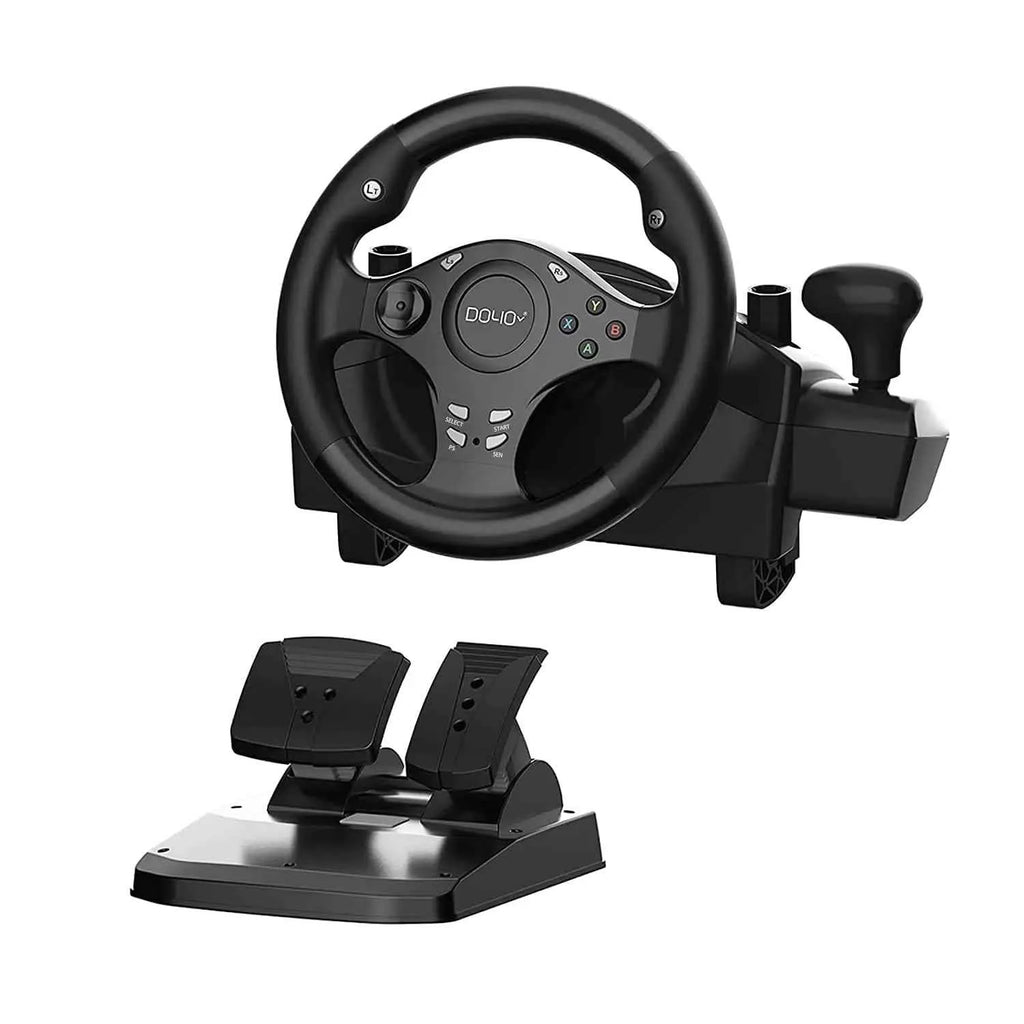 DOYO Gaming Racing Steering Wheel Volante for PC/PS3/Playstation 4/XBOX ONE/XBOX 360/Nintendo Switch/Android
