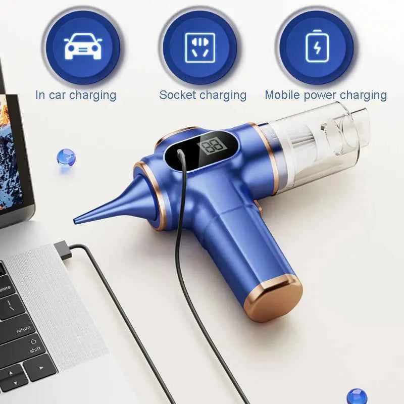 Portable Wireless Vacuum Cleaner Automobile Portable Robot Vacuum Cleaner 4 In1 Handheld For Car Home Appliances Dust Collector