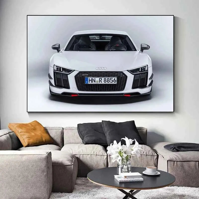 Audi Quattro Supercars Series RS6/RS7/R8 Cool Sports Car Posters Canvas Painting HD Print Wall Art Pictures Bedroom Home Decor
