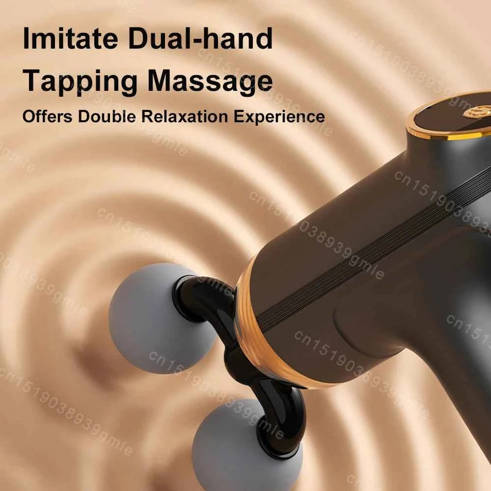 Fascial Massage Gun Electric Percussion Pistol Massager Body Neck Back Deep Tissue Muscle Relaxation Fitness Tool For Shoulder
