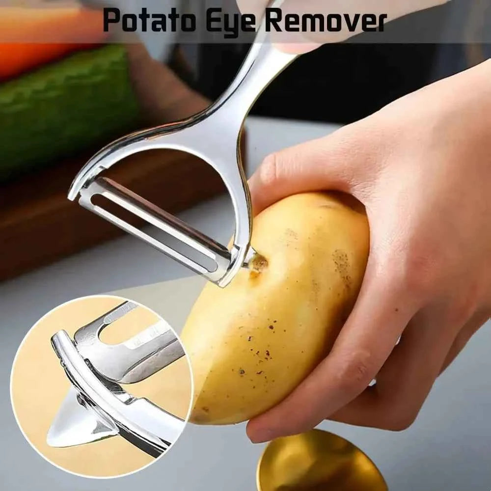 Multi-function Peeler Stainless Steel Vegetable Peeler Potato Peeler Carrot Grater Fruit Tools Kitchen Accessories