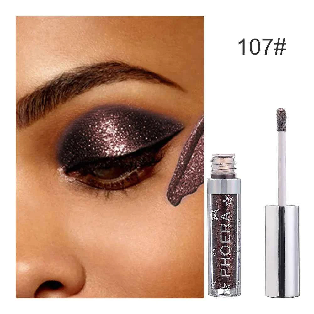 16 Colors Diamond Eyeshadow Liquid Glitter Eye Shadow Pearly Shimmer Eyeshadow Lasting Waterproof Eye Makeup Korean Cosmetics