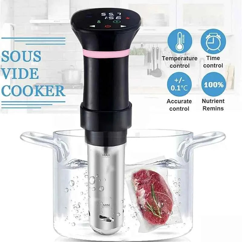 110V Waterproof Sous Vide Cooker 1800W Immersion Circulator Vacuum Slow Cooker with LCD Digital Accurate Control Slow Cooker