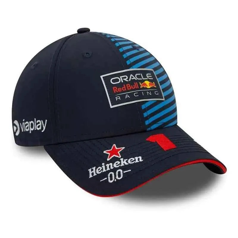 Red Bull riding cap, F1 racing themed design for men's and women's outdoor sports baseball caps sun protection sun hat