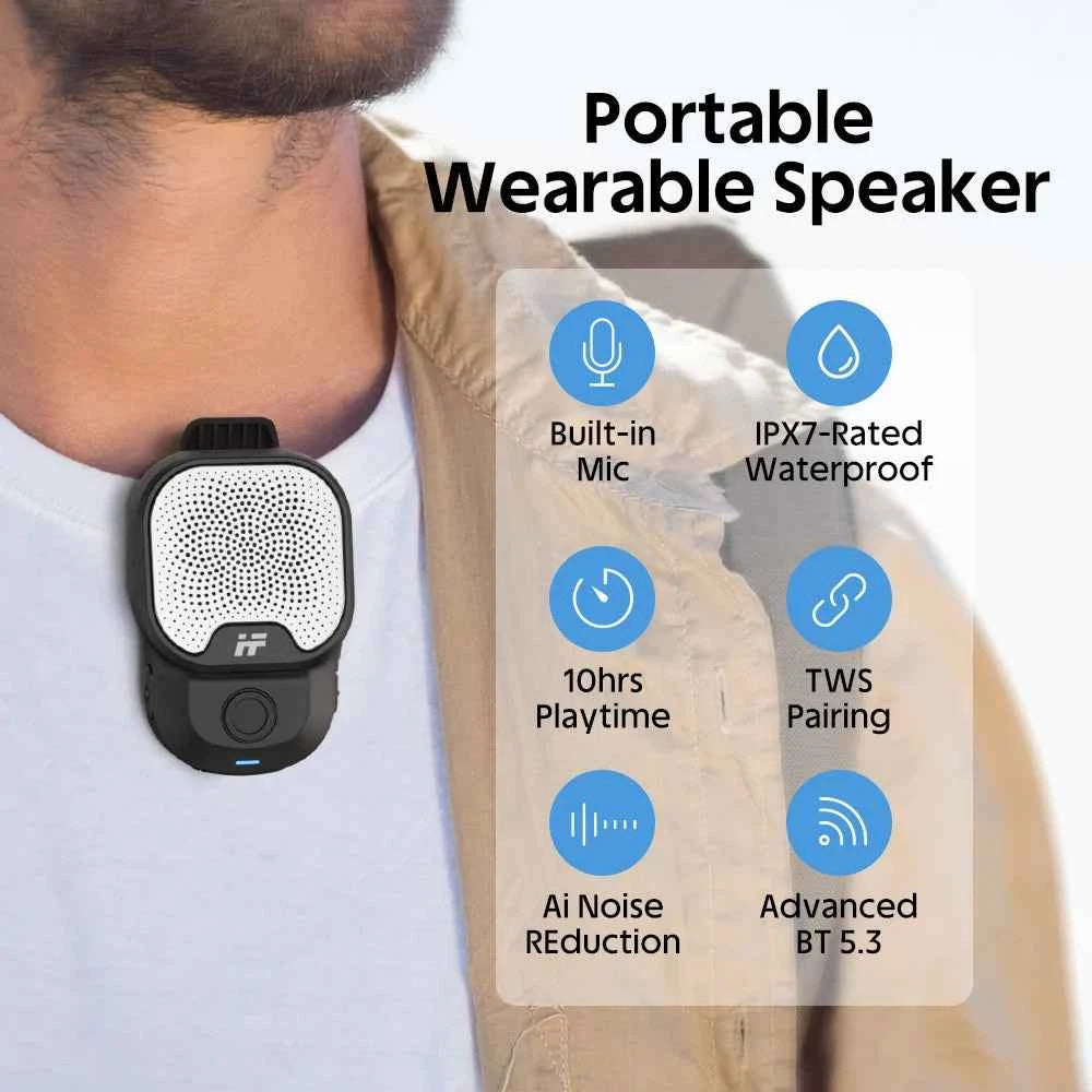 AIFA  Bluetooth Speaker High Quality  Mini Portable Powerful Wireless  Stereo Waterproof Outdoor Party Sports Bicycle Speaker