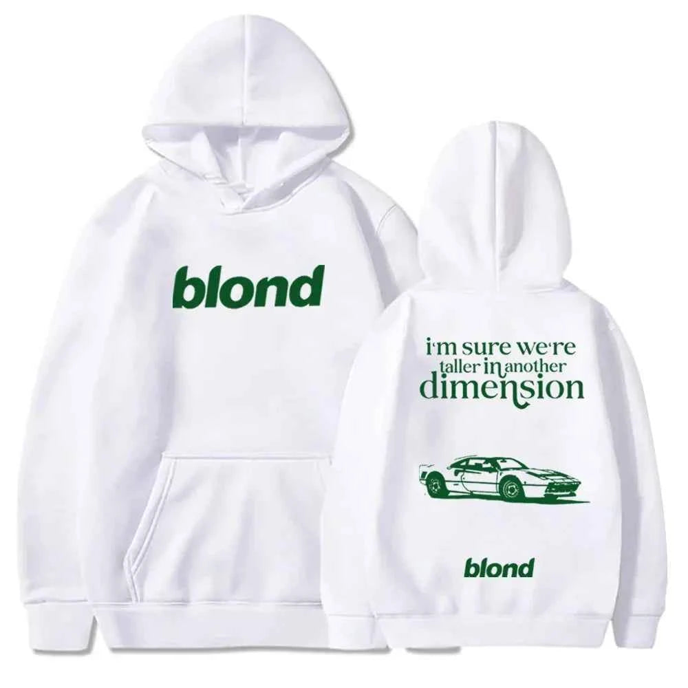 Golden Album Hoodie Frank Ocean White Ferrari Music Women's Men's Harajuku Long Sleeve Sweatshirt Casual Comfortable Hoodie
