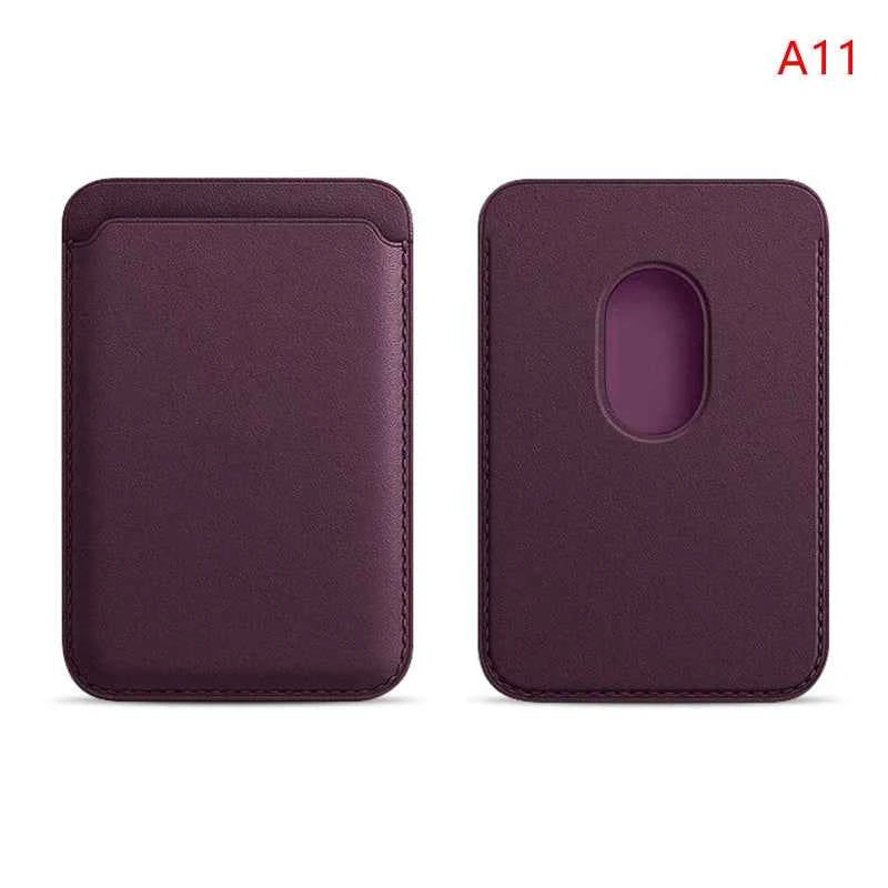 Magnetic Card Holder Wallet Stand Leather Case for Iphone 12 Card Bag for Magsafing Magnet Case Card Pocket Cover