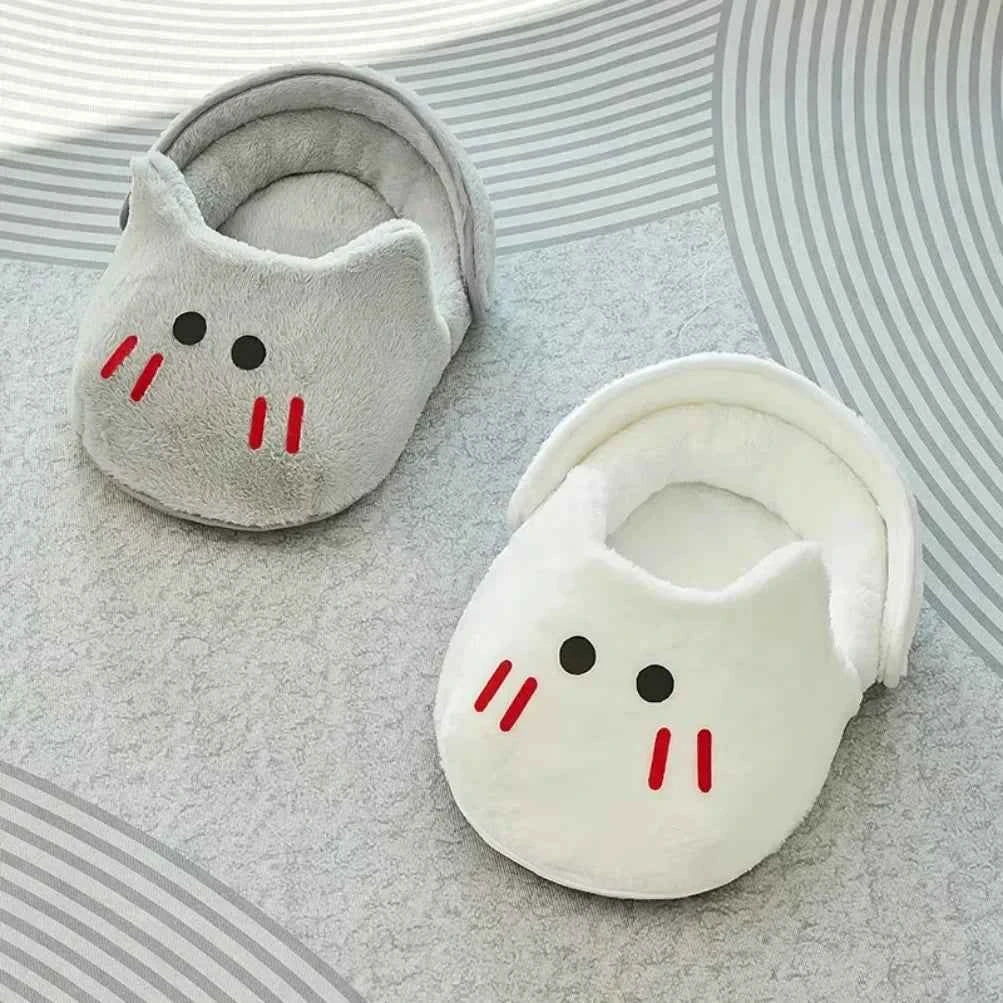 Pet Slipper Bed Winter Warmth Dog Cat Bed Soft Cozy Cushion Cute Cat Beds for Indoor Pet Bed Comfortable Nest Pet Supplies