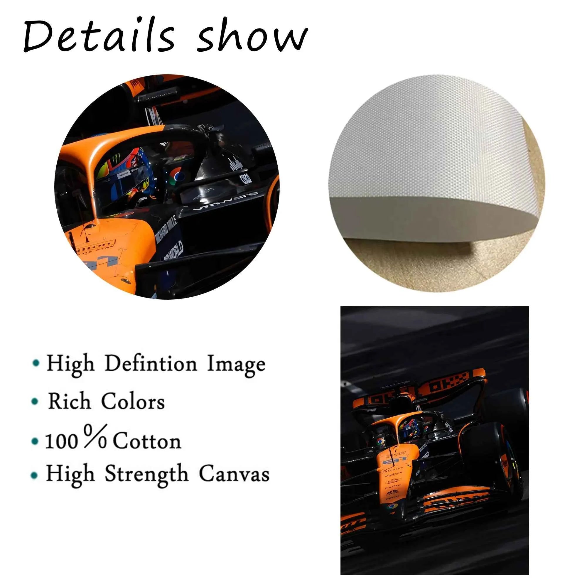 Oscar Piastri #81 MCL F1 Poster Racing Wall Art for Man Cave, Living Room & Office, Formula 1 Fan Gift Wall art decor Home Decor