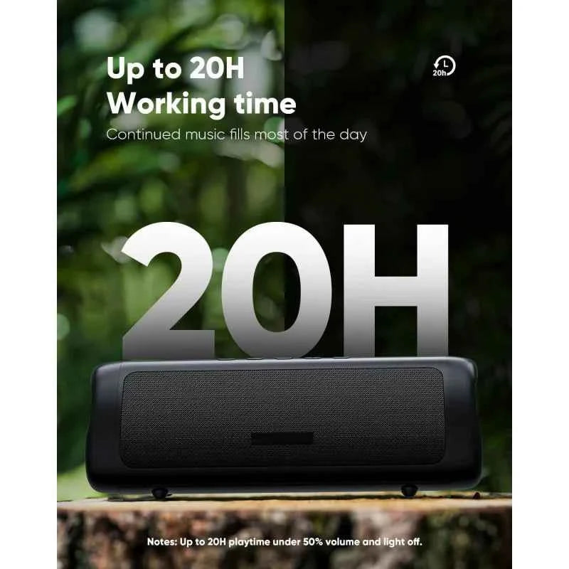 Bluetooth Speaker With HD Sound,Portable Wireless,IPX5 Waterproof,Colorful Lights PortableTWSWaterproof Bluetooth Speaker