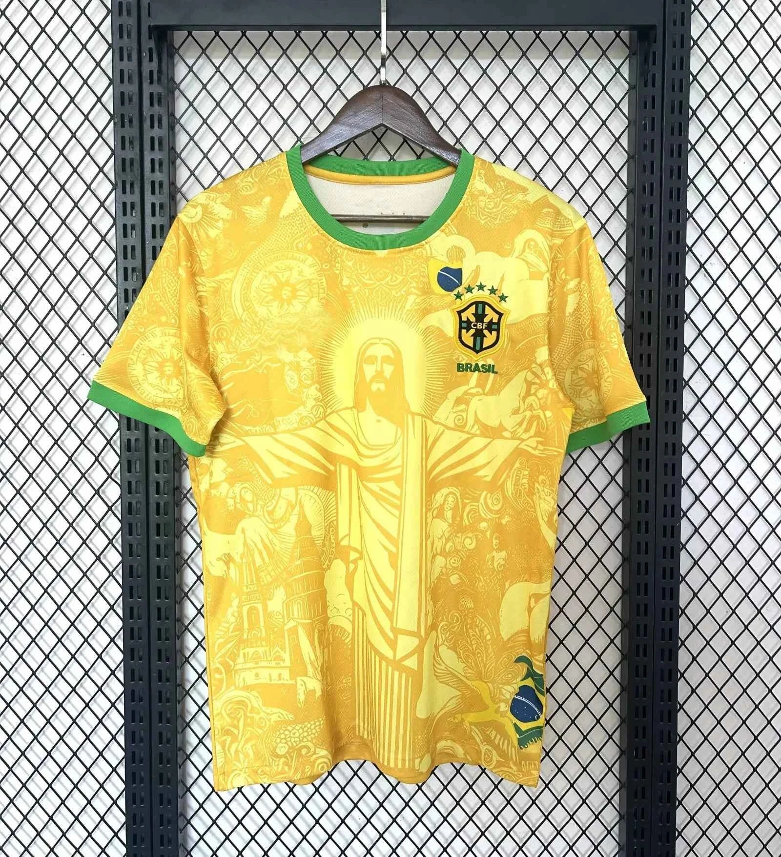 2425 Season Brazil Special Edition Football Jersey Thai Edition Short Sleeve Football Shirt Can Be Worn By Both Men and Women