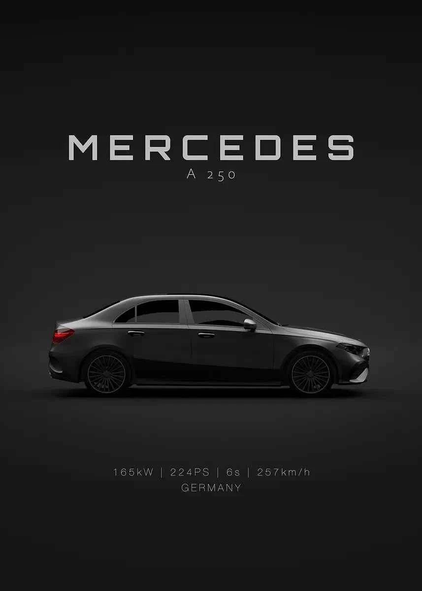 Black Famous Car M-Mercedes-B-Benz-AMG GT G 63 E 350 Poster Print Canvas Painting Home Living Room Wall Art Garage Club Decor