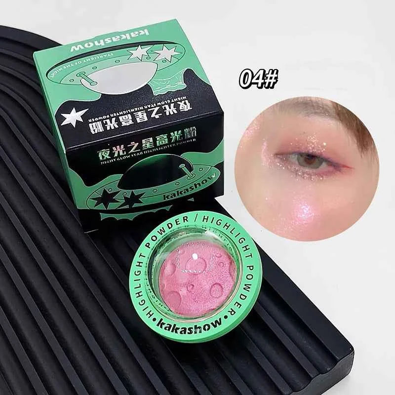 Planet Space Highlighter Powder Brighten  Fairy Adas Powder Shimmer Water Light Contour Face Body Illuminator Makeup Cosmetics