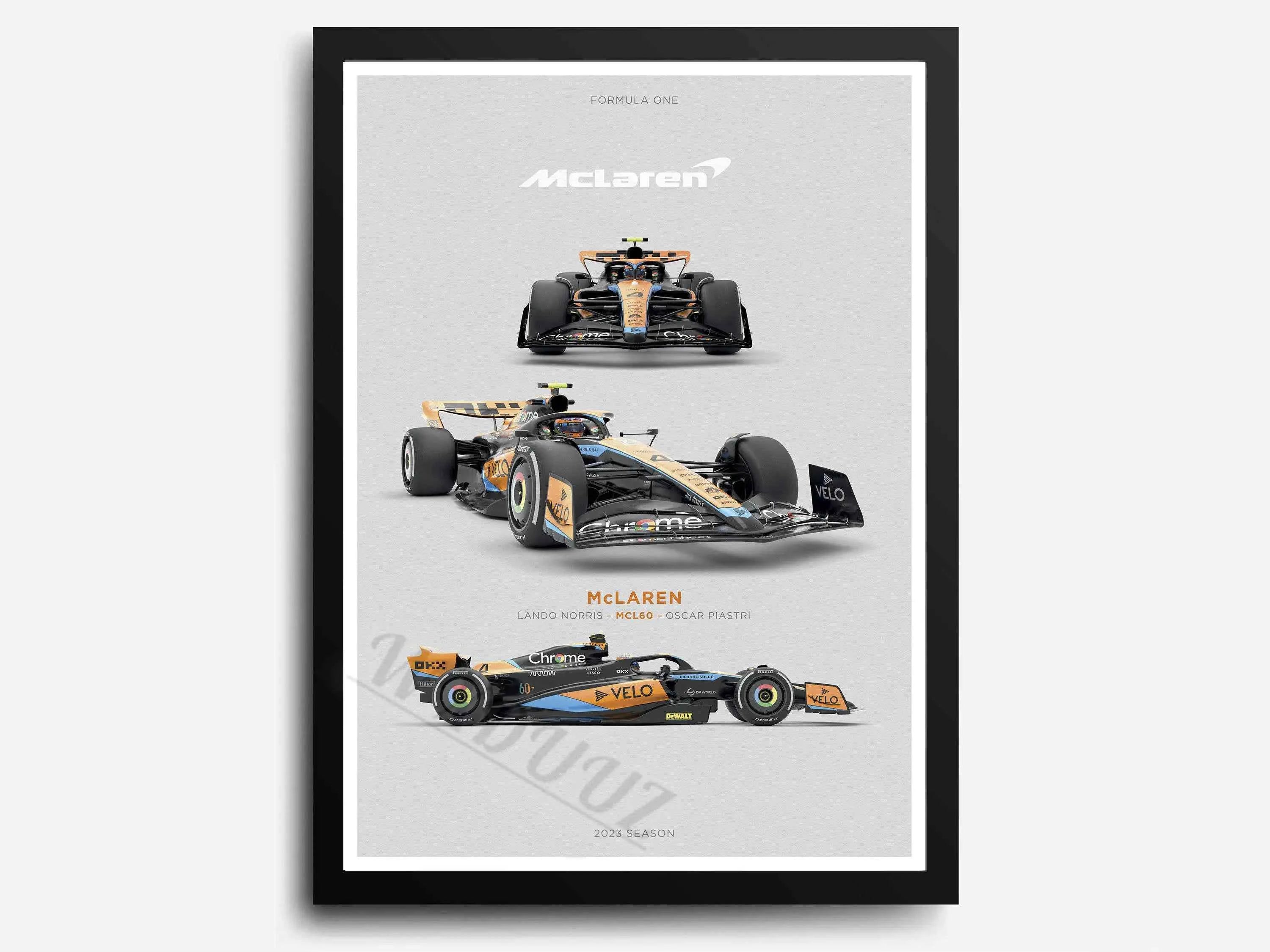 2023 Season Retro Formula 1 80S Car F1 Racing Team Print Posters Canvas Painting Wall Art Pictures For Living Room Home Decor