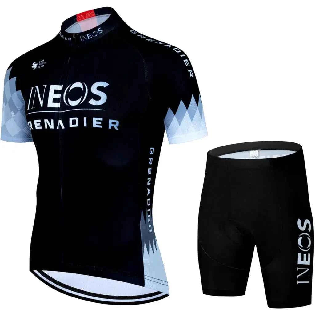 INEOS Cycling Outfit 2025 Jersey Men's Mtb Pants Man Maillot Cyclisme Sports Set Bike Clothing Shorts Bikes Equipment Jerseys