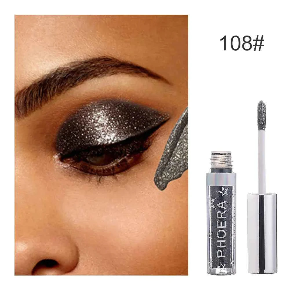 16 Colors Diamond Eyeshadow Liquid Glitter Eye Shadow Pearly Shimmer Eyeshadow Lasting Waterproof Eye Makeup Korean Cosmetics