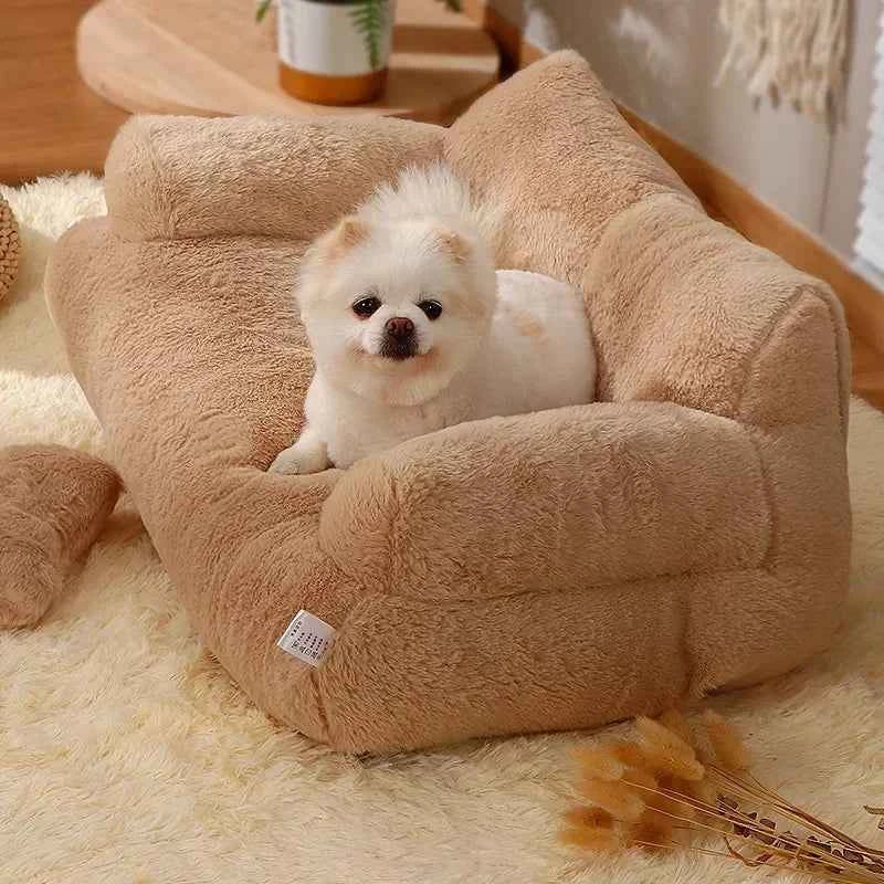 Luxury Cat Bed Sofa Winter Warm Cat Nest Pet Bed for Small Medium Dogs Cats Comfortable Plush Puppy Bed Pet Supplies