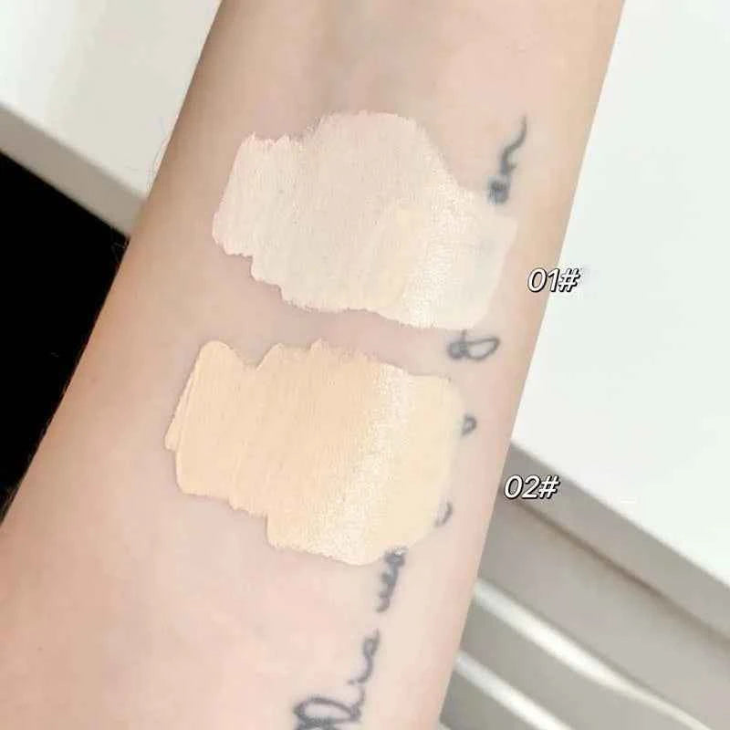 Bright White Moisturizing Liquid Concealer Oil Control Full Coverage Pores Dark Circles Foundation Cream Facial Makeup Cosmetics