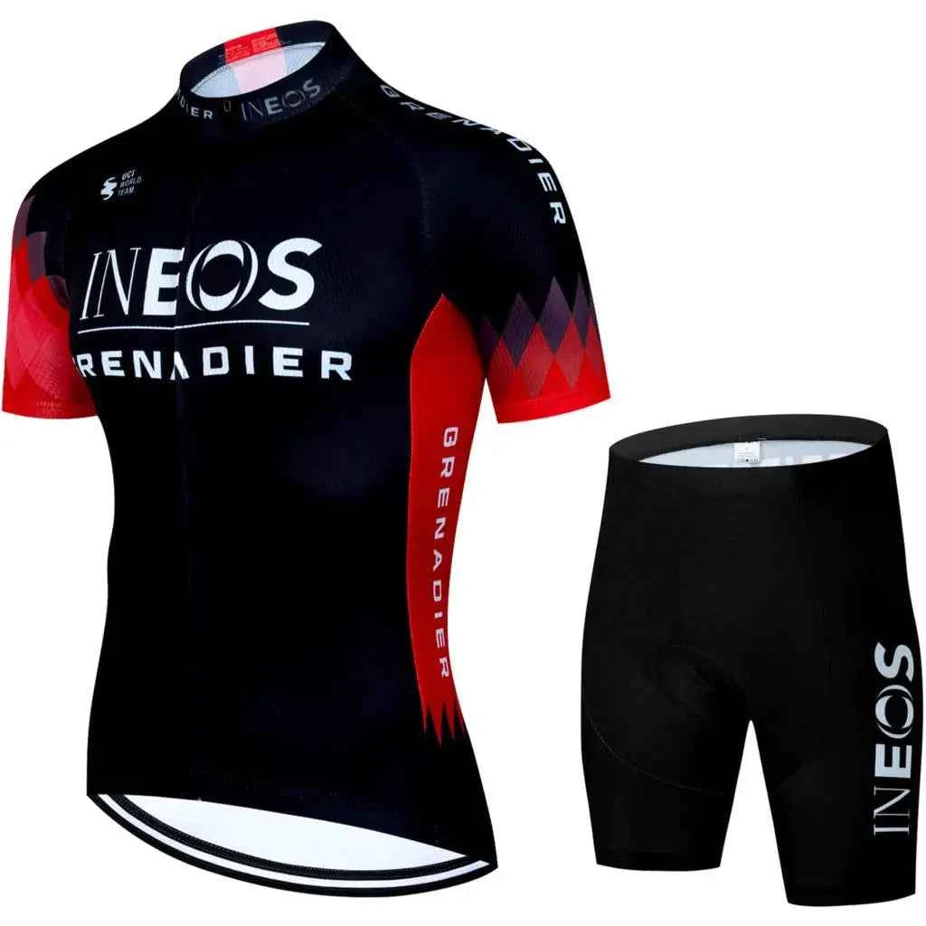 INEOS Cycling Outfit 2025 Jersey Men's Mtb Pants Man Maillot Cyclisme Sports Set Bike Clothing Shorts Bikes Equipment Jerseys