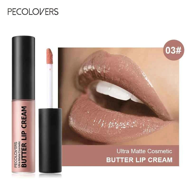 Long Lasting Butter Lip Gloss Lip Balm Liquid Lipstick Waterproof Lipstick Cosmetics Makeup Lipgloss for Women Girls