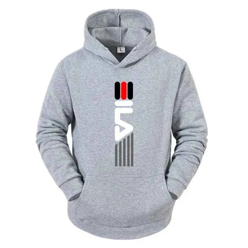 Men's Tracksuit Hooded Sweatshirt+Sweatpants 2 Pcs Sets Sports Suit Casual Jogger Sportswear 2 Piece Male Fleece Streetwear Sets