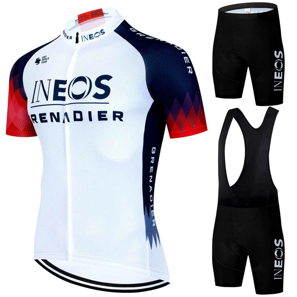 INEOS Cycling Outfit 2025 Jersey Men's Mtb Pants Man Maillot Cyclisme Sports Set Bike Clothing Shorts Bikes Equipment Jerseys