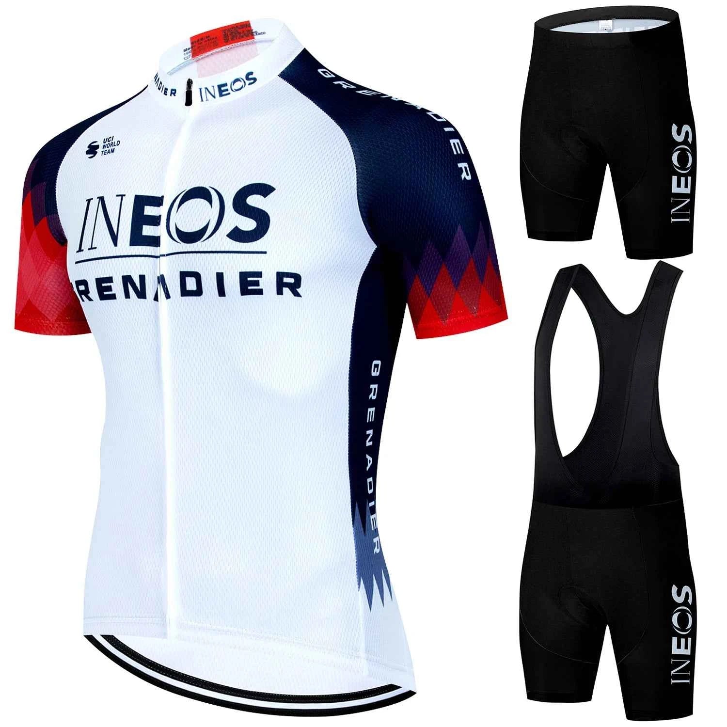 INEOS Cycling Outfit 2025 Jersey Men's Mtb Pants Man Maillot Cyclisme Sports Set Bike Clothing Shorts Bikes Equipment Jerseys