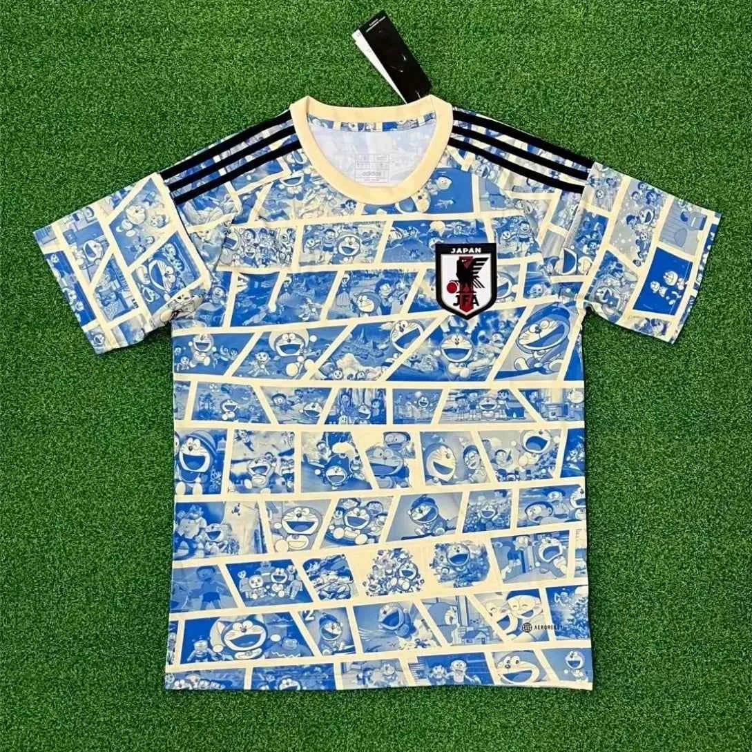 Japan National Team Football Jersey Sea Wave Jingle Cat Darth Vader Football T-shirt Men Clothing Women Tshirt Kids Tees Tops