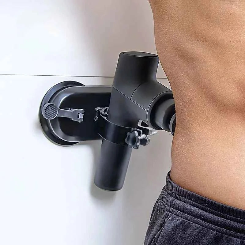 Electric Fascia Gun Sucker Fixator, Muscle Massage Relaxation Aid, Waist and Back Massage Gun, Household Accessories, New