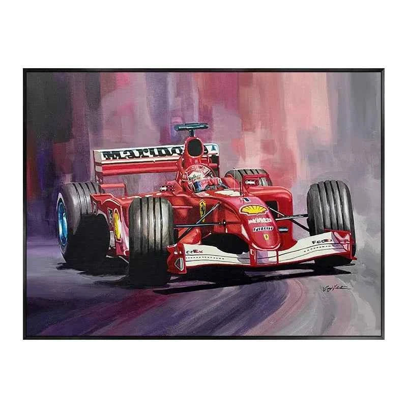 F1 World Champion Racer Ayrton Senna Graffiti Racing Formula 1 Poster Decorative Paintings Canvas Wall Art Pictures Home Decor