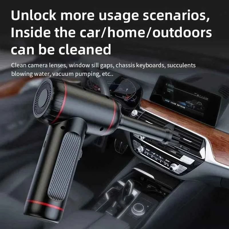 New 1600000Pa 5 in1 Wireless Automobile Vacuum Cleaner Portable Robot Vacuum Cleaner Handheld Mini For Car Home Appliance