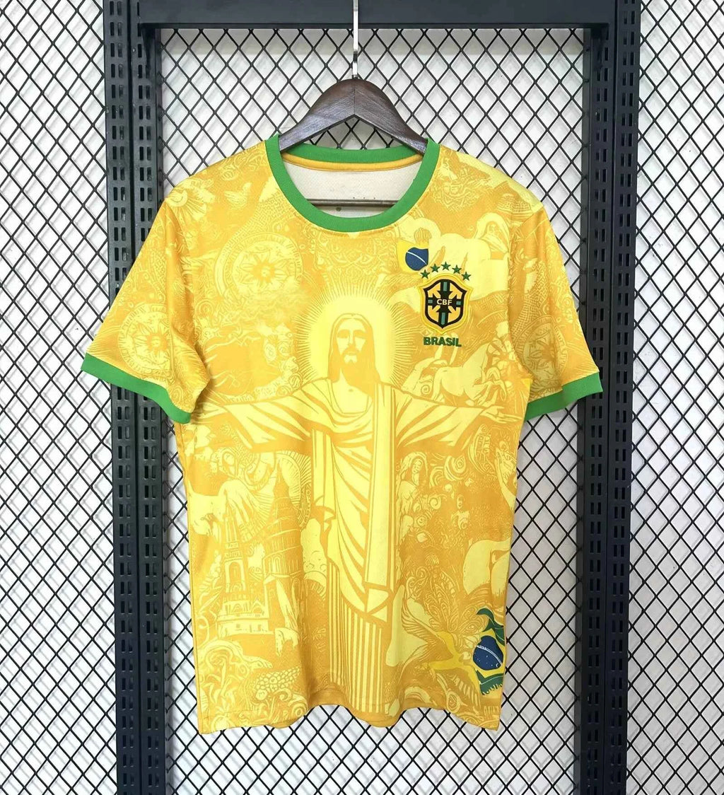 2425 Season Brazil Special Edition Football Jersey Thai Edition Short Sleeve Football Shirt Can Be Worn By Both Men and Women