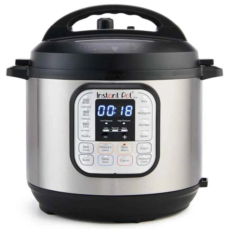 Instant Pot Duo 6-Quart 7-in-1 Electric Pressure Cooker with Easy-Release Steam Switch , Slow Cooker, Rice Cooker, Steamer