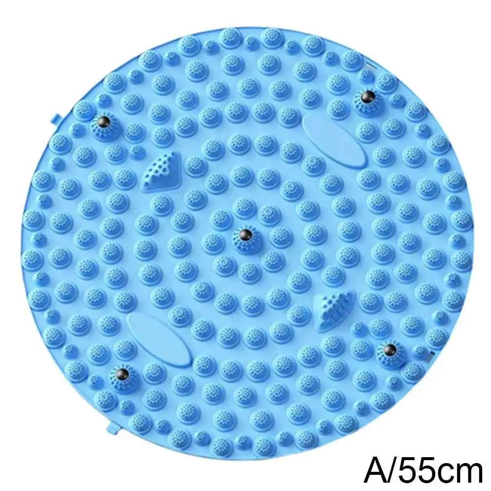 Foot Yoga Massage Acupressure Board Mat Muscle Relaxation Round Exercise Mat Fitness Foot Training Massage Acupressure Mat