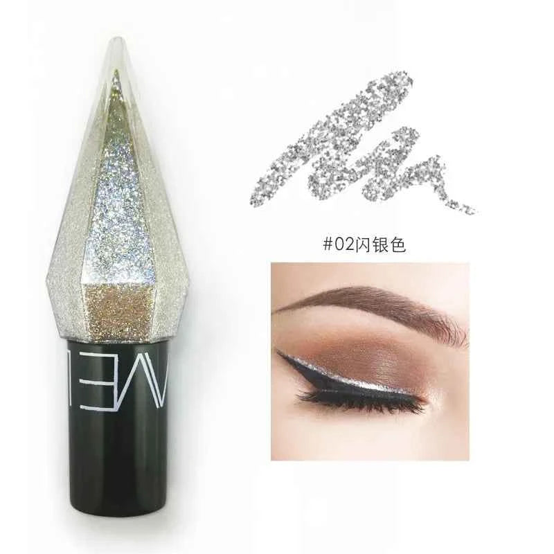 Potato Texture Glitter Eyeshadow Palette Pearlescent Diamond Monochrome Highlighter Powder Brighten Shiny Eyes Makeup Cosmetics