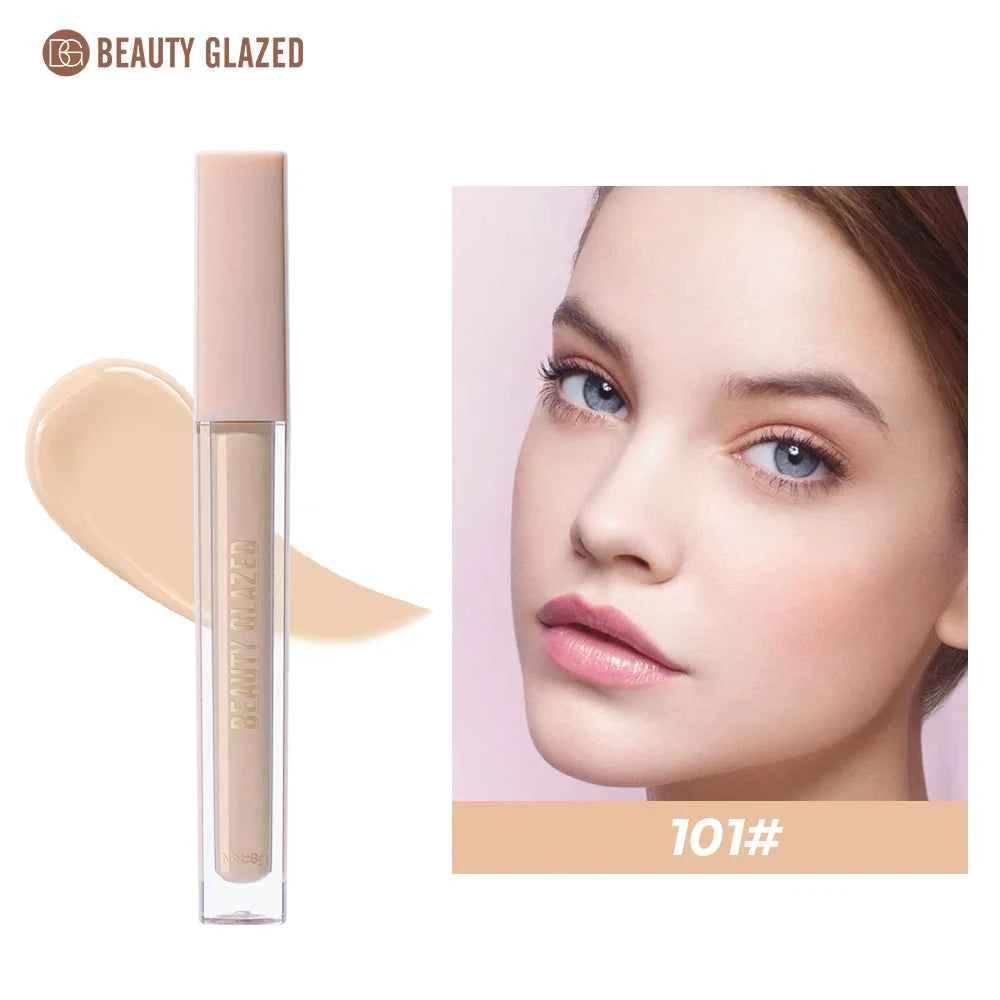 Beauty Glazed Renew Liquid Concealer,6 Colors Matte Flawless,Long-lasting Full Coverage,Waterproof for Face Makeup Cosmetics