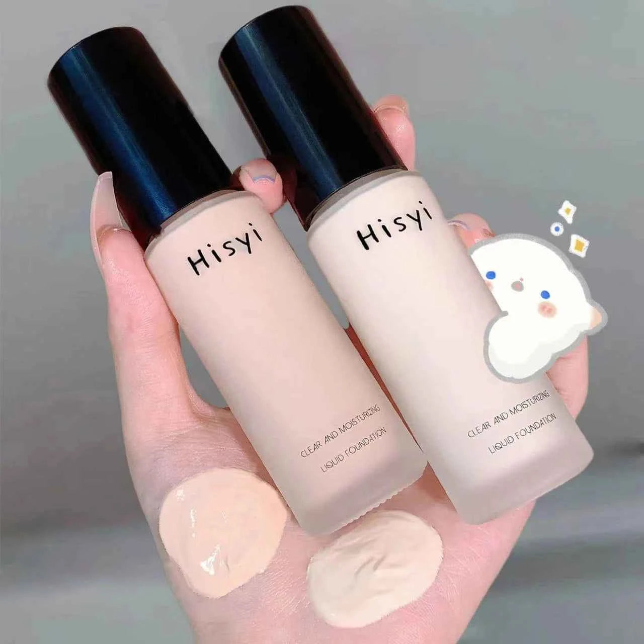 Liquid Foundation High Coverage Makeup Base Lasting Concealer BB Cream Waterproof Oil-Control Face Foundation Makeup Cosmetics