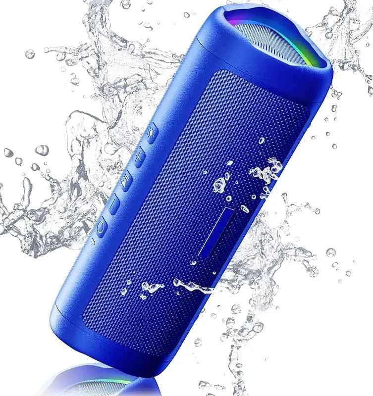 Bluetooth Speaker With HD Sound,Portable Wireless,IPX5 Waterproof,Colorful Lights PortableTWSWaterproof Bluetooth Speaker
